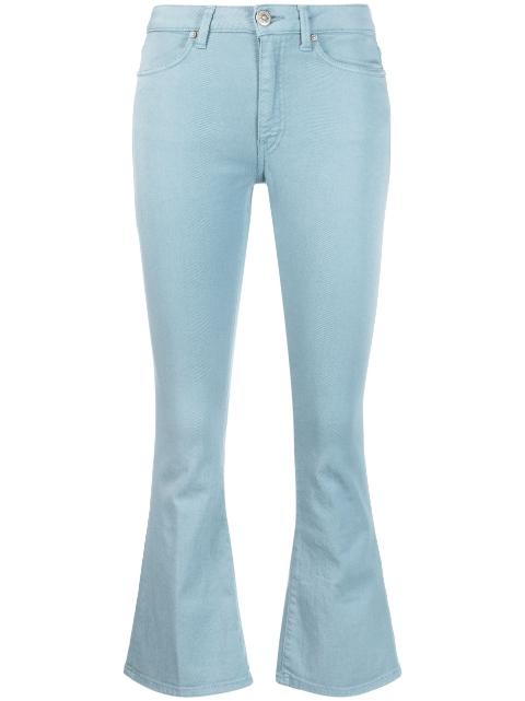 logo-patch bootcut jeans by DONDUP