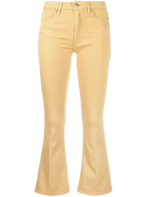 logo-patch bootcut jeans by DONDUP