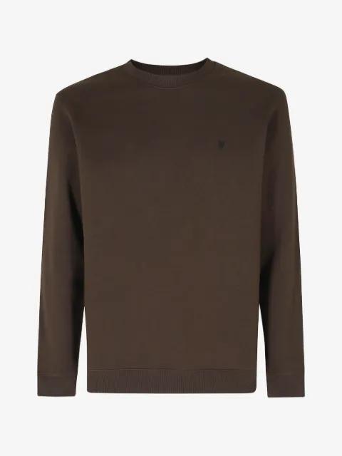 logo-patch long-sleeve sweater by DONDUP