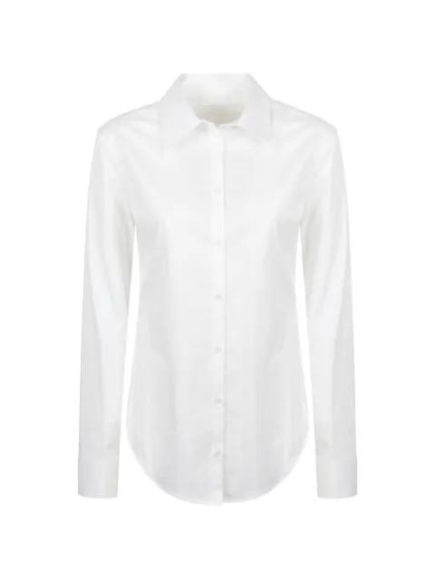 logo-plaque button-up shirt by DONDUP