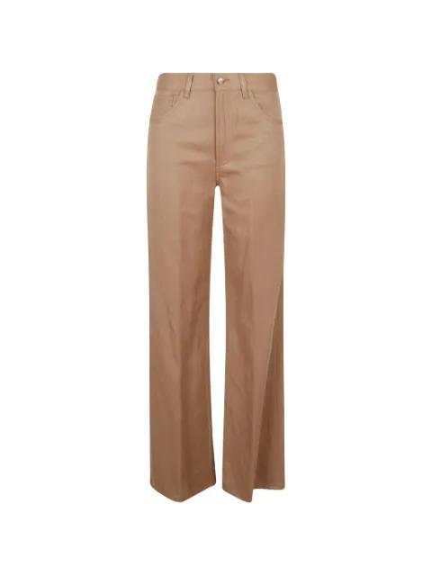 logo-plaque wide-leg jeans by DONDUP