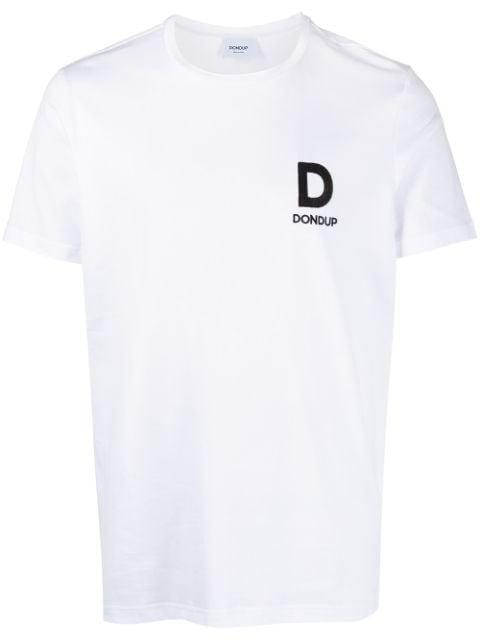 logo-print cotton T-Shirt by DONDUP