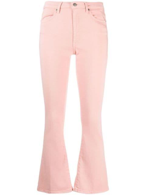 low-rise flared trousers by DONDUP