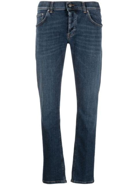 low-rise straight-leg jeans by DONDUP