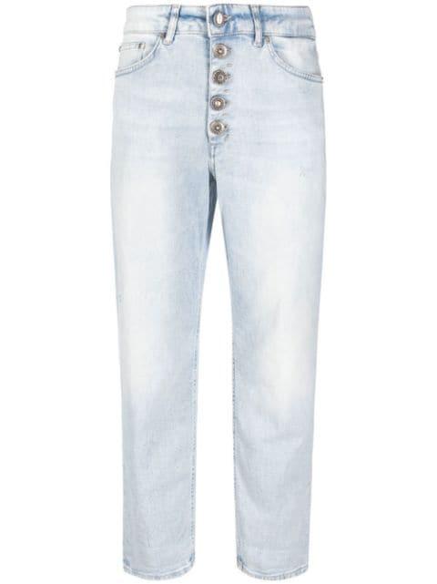 mid-rise cropped jeans by DONDUP