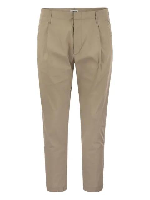 pleated-pocket trousers by DONDUP