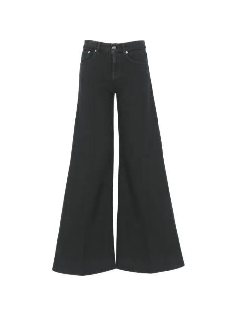 pressed-crease flared jeans by DONDUP
