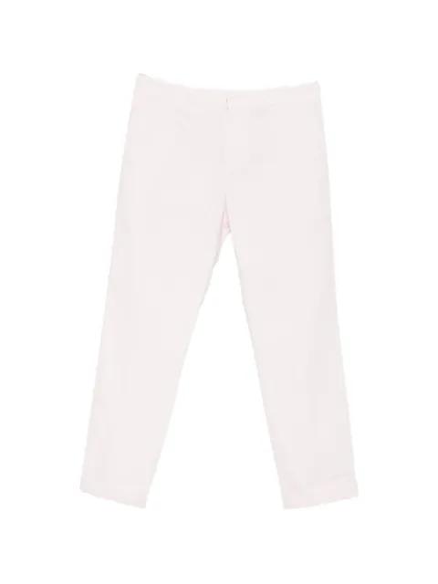 pressed-crease turn-up trousers by DONDUP