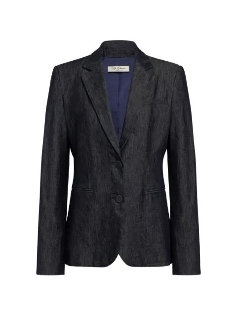 single-breasted denim blazer by DONDUP