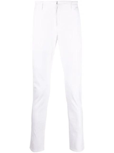 slim-cut chinos by DONDUP