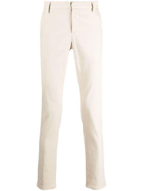 slim cut chinos by DONDUP