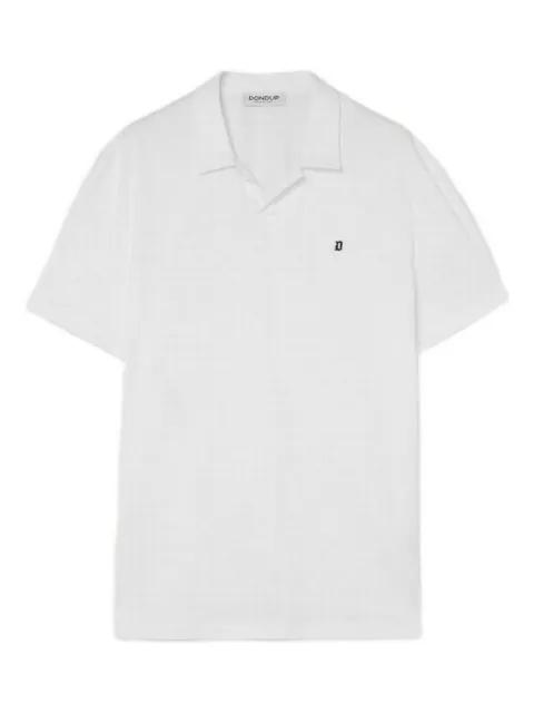 small-logo cotton polo shirt by DONDUP