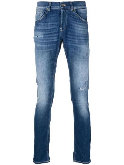 stonewashed-finish jeans by DONDUP