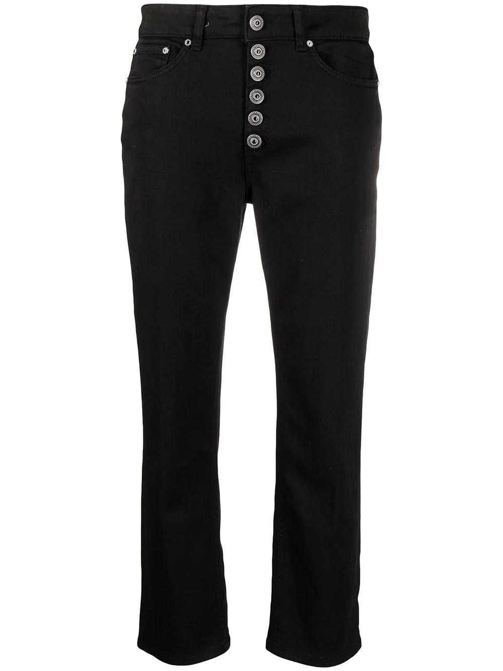 straight-leg cropped jeans by DONDUP