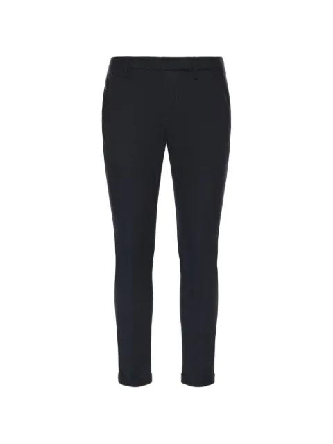 turn-up hem trousers by DONDUP