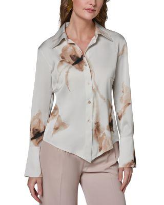 Long Sleeve Blouse by DONNA KARAN NEW YORK