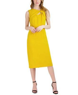 Women's Knotted Sheath Dress by DONNA RICCO
