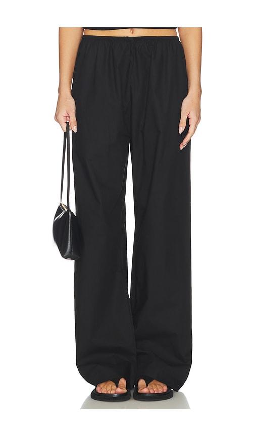 DONNI. The Pop Simple Pant in Black by DONNI.