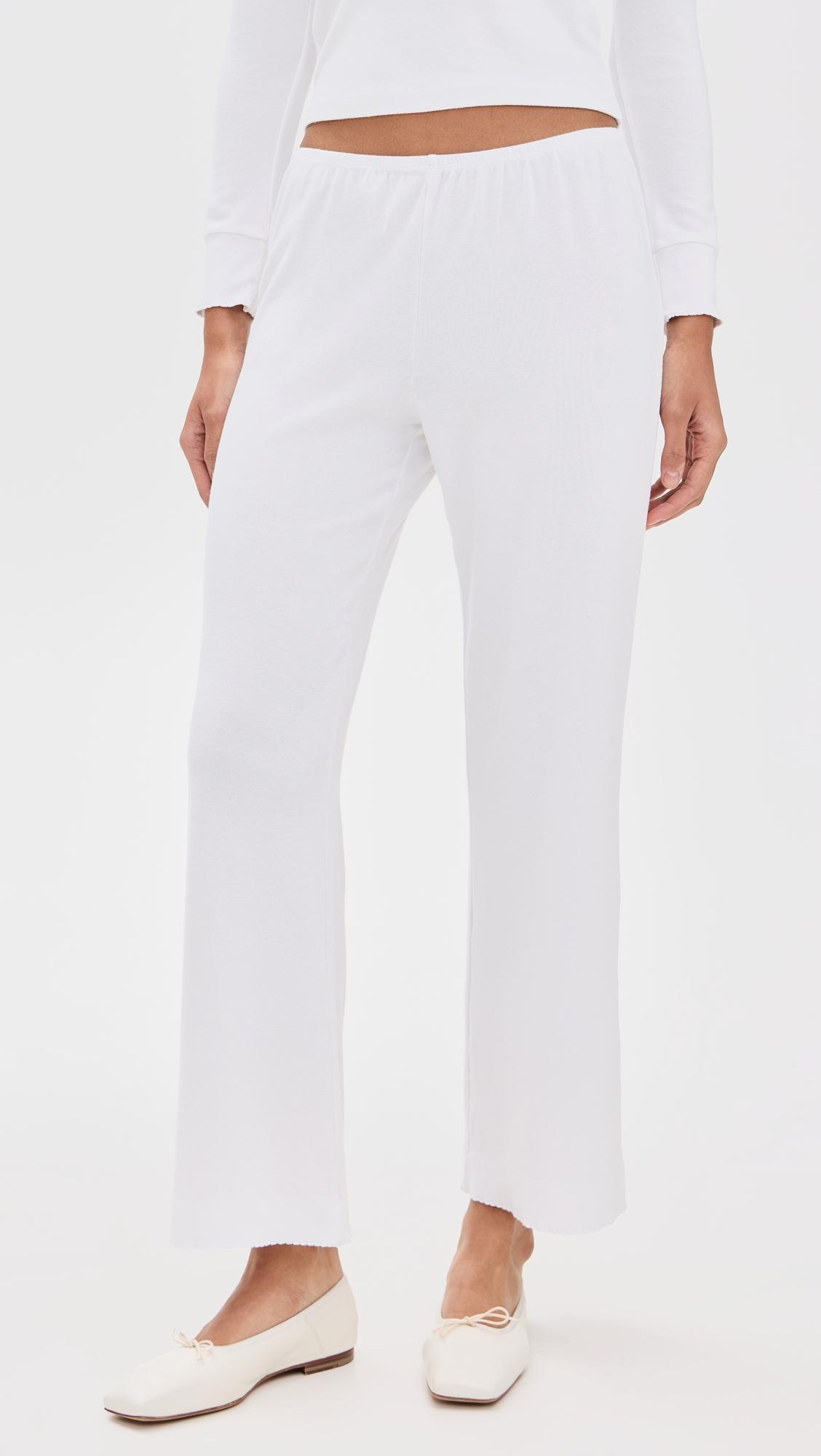 The Baby Rib Scallop Pants by DONNI.