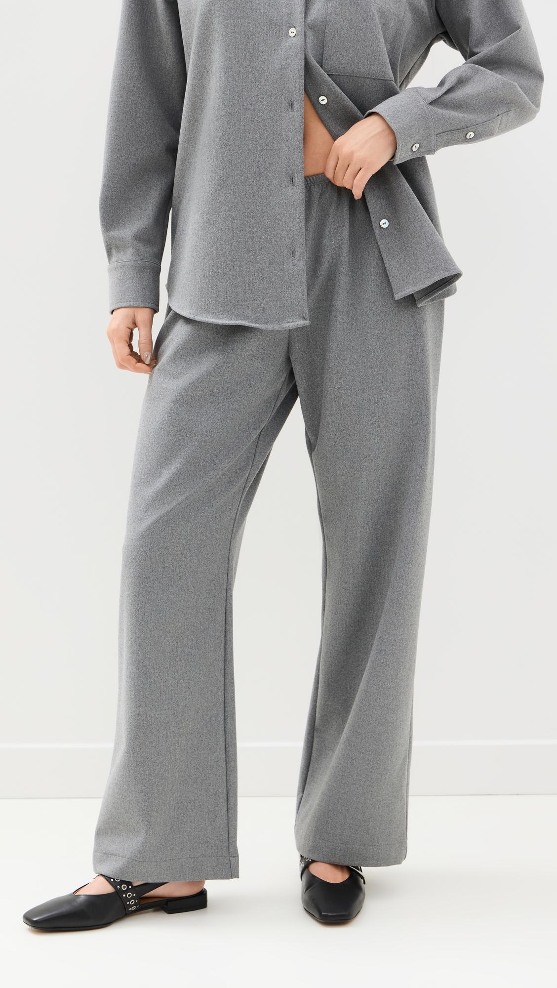 The Flannel Simple Pants by DONNI.