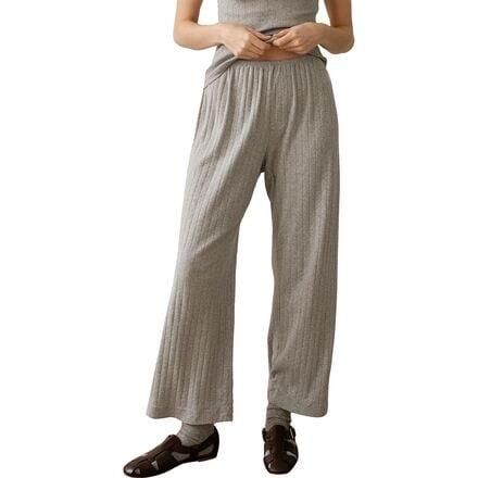 The Pointelle Simple Crop Pant by DONNI