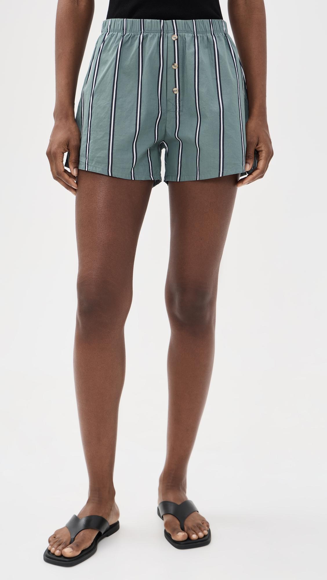 The Pop Stripe Boxer Shorts by DONNI.