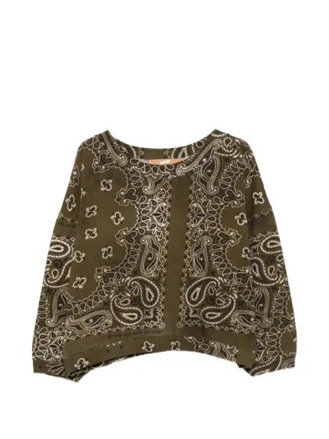 paisley-print sweatshirt by DON'T @ ME