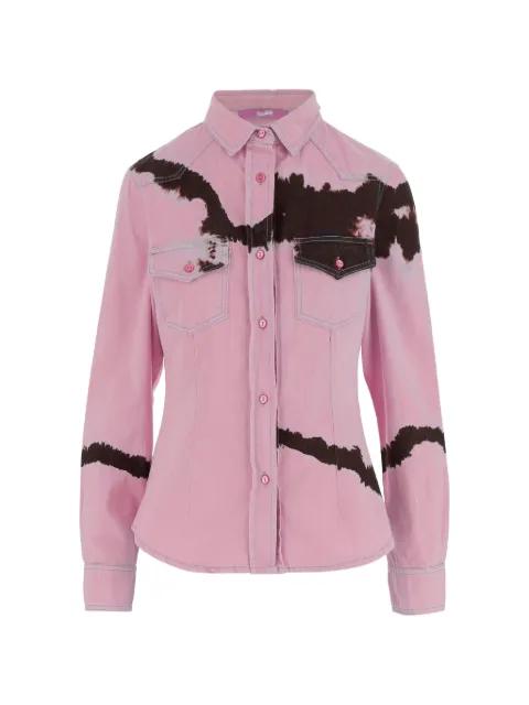 tie-dye pocket shirt by DON'T @ ME