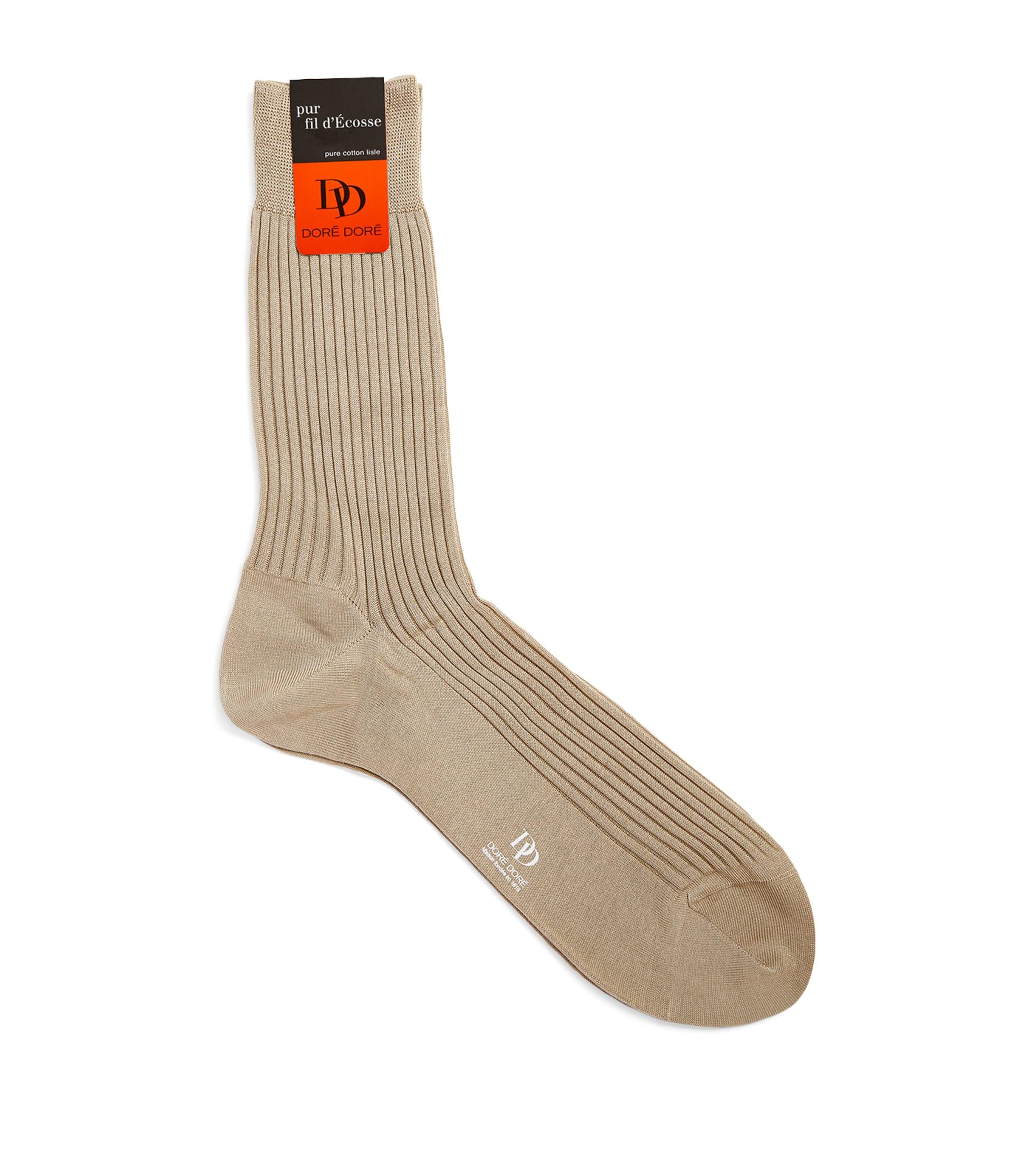 Doré Doré Cotton Rib-Knit Socks by DORE DORE
