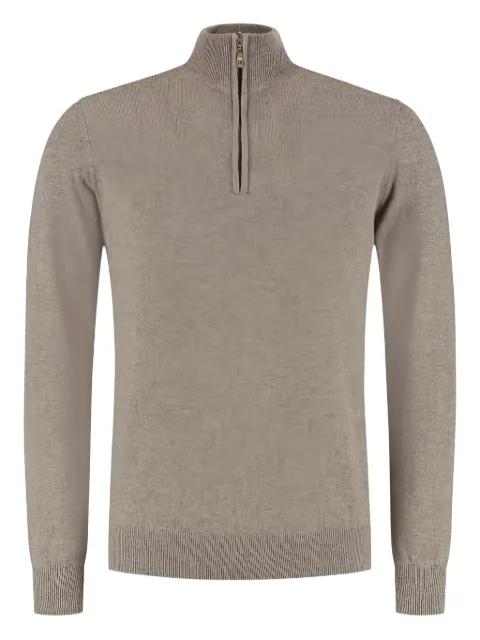 half-zip sweater by DORIANI