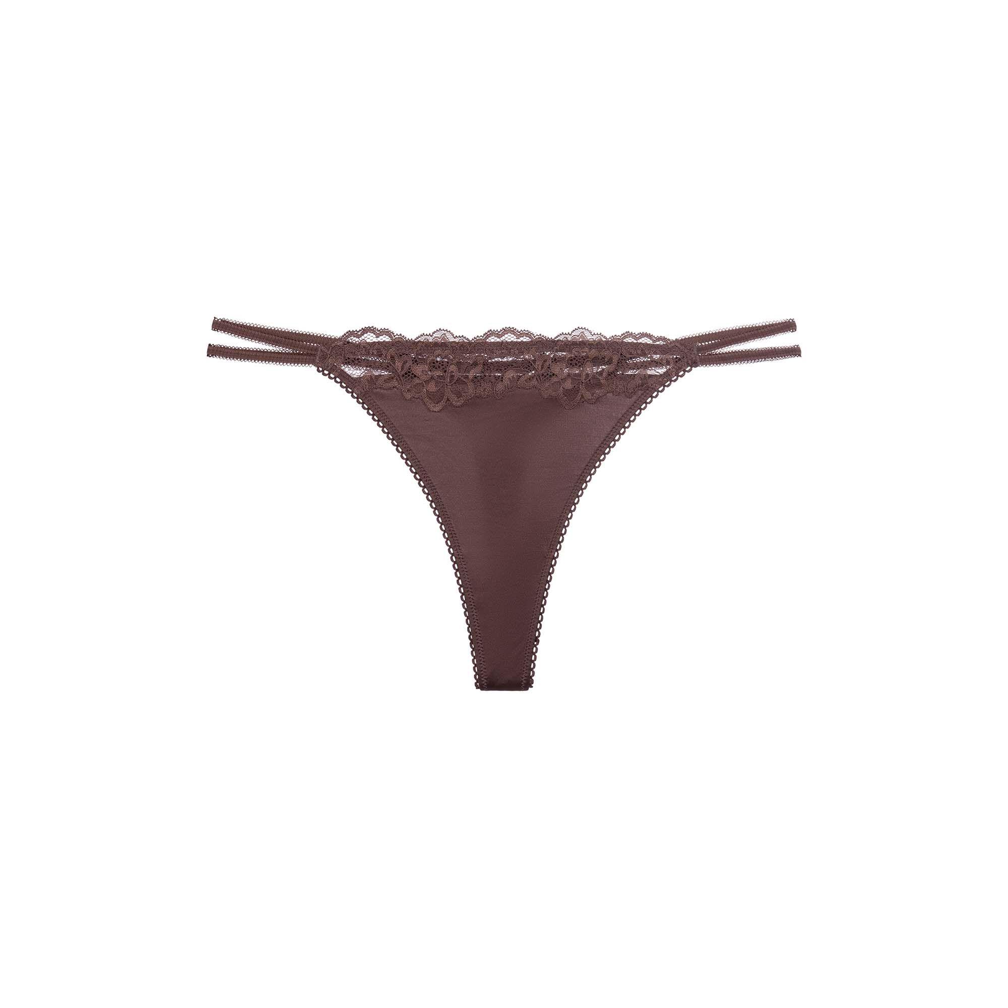 Origins Shiny Micro Brown String by DORINA
