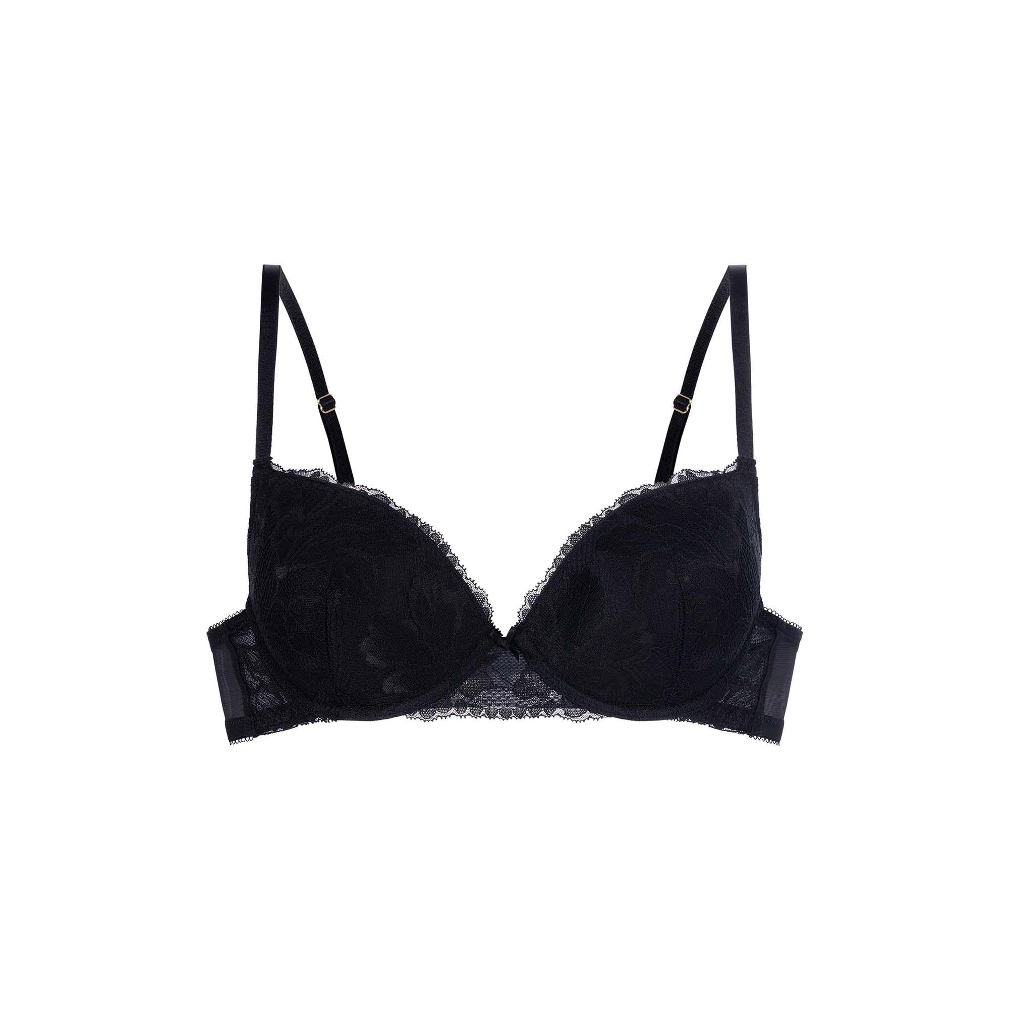 Perfect Lace Black Plunge by DORINA