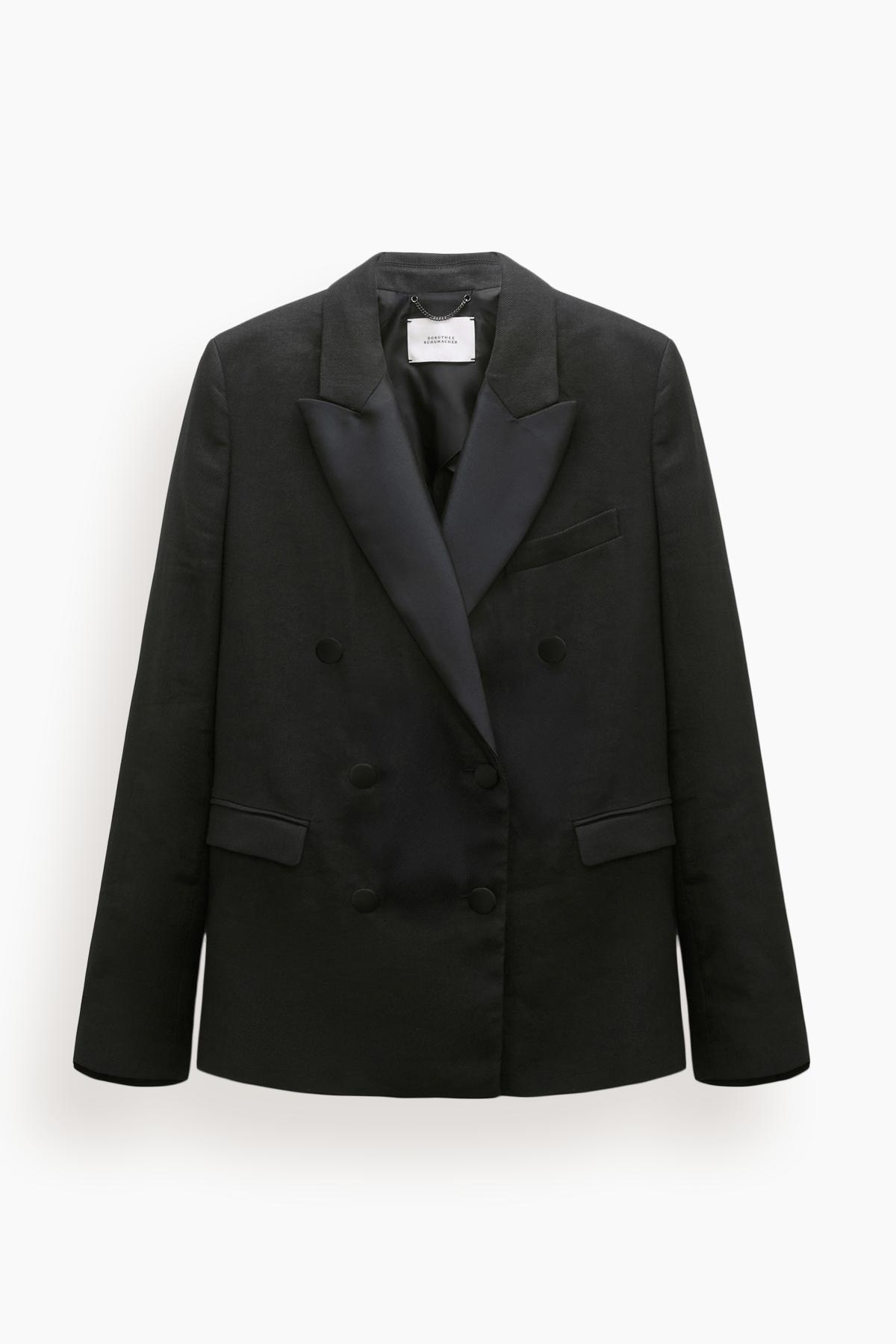 Casual Sophistication Jacket in Pure Black by DOROTHEE SCHUMACHER
