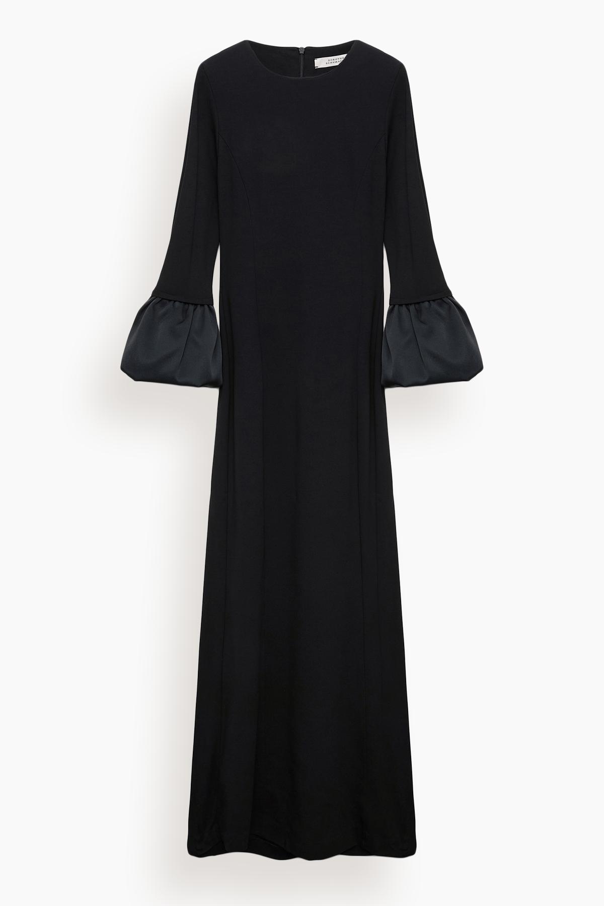 Cloudy Allure Dress in Pure Black by DOROTHEE SCHUMACHER
