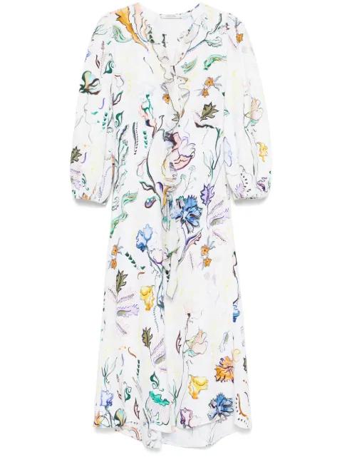 Floral Power midi dress by DOROTHEE SCHUMACHER