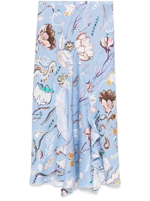 Floral Power midi skirt by DOROTHEE SCHUMACHER