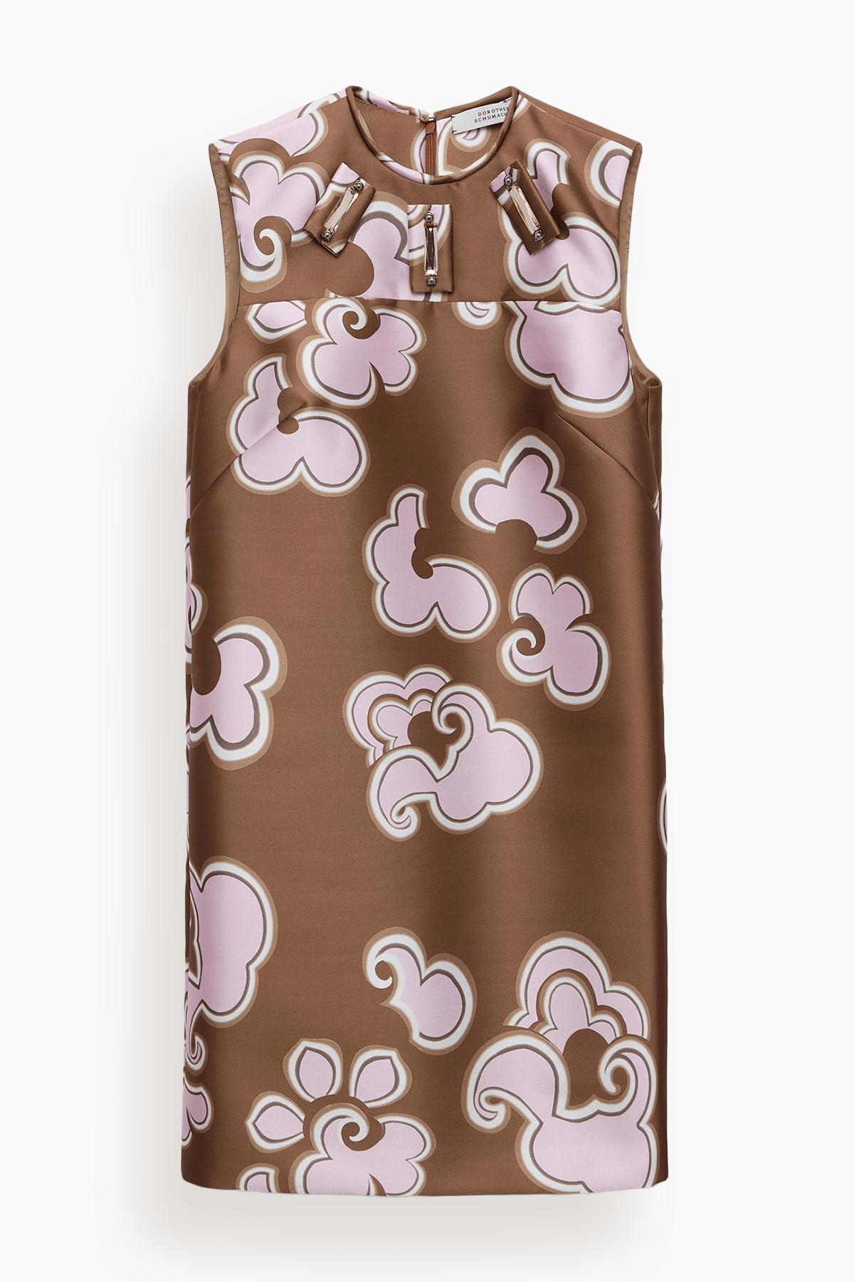 Floral Statement Dress in Caramello Rose by DOROTHEE SCHUMACHER