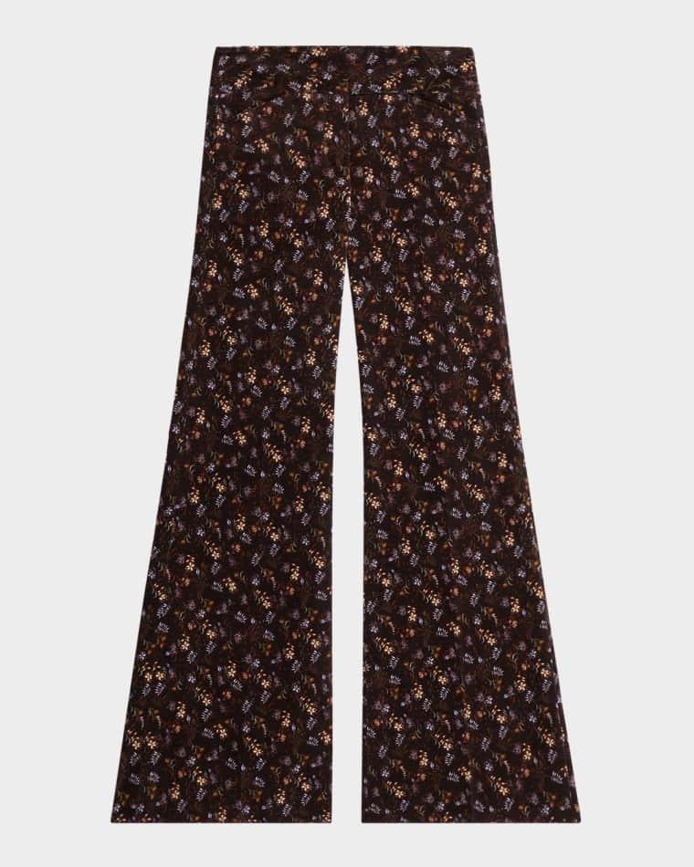 Floral Statement Printed Stretch Cotton Pants by DOROTHEE SCHUMACHER