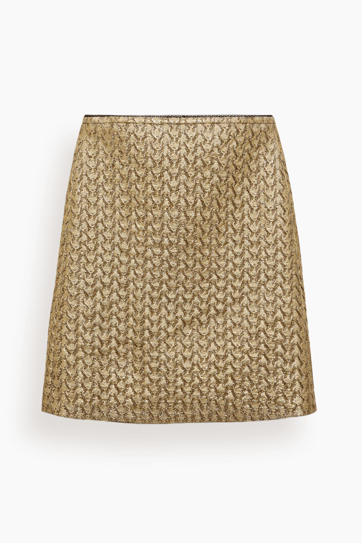 Golden Hour Skirt in Gold by DOROTHEE SCHUMACHER