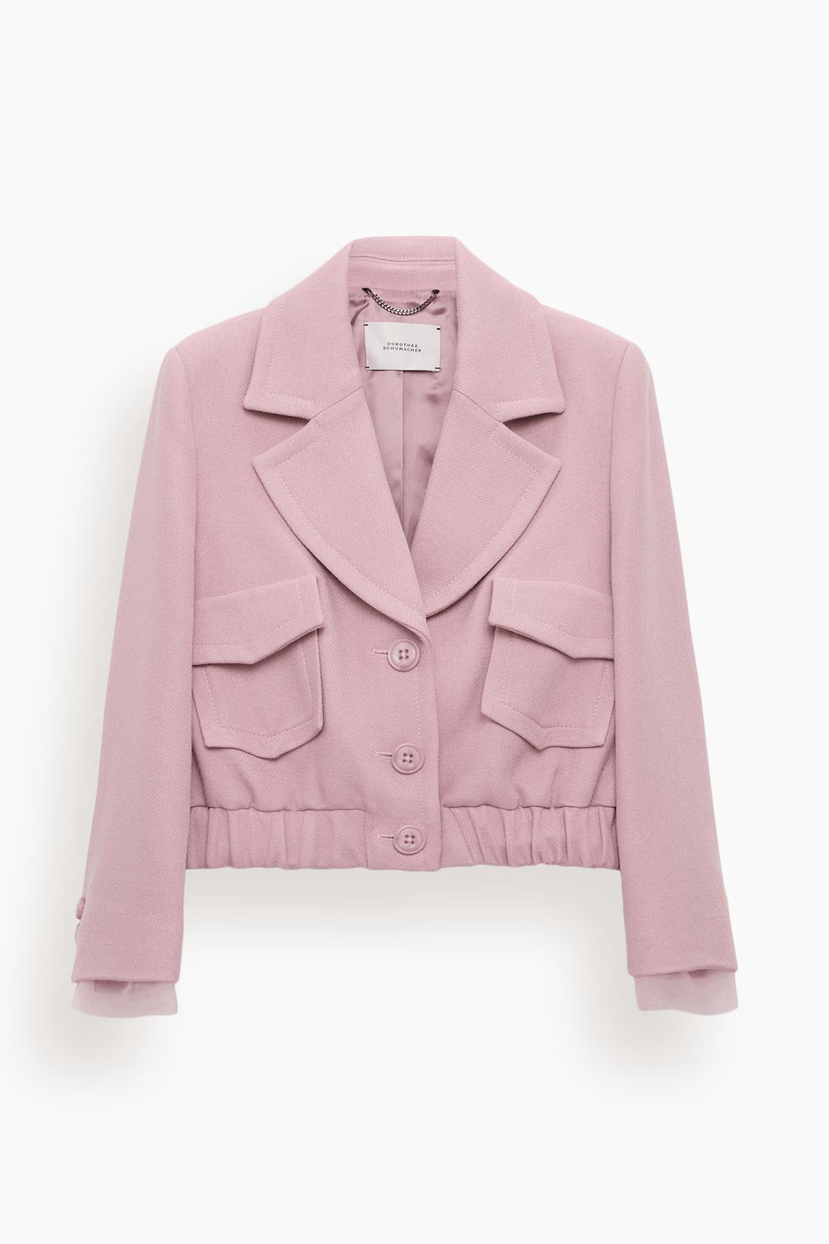 Layered Coolness Jacket in Lilac by DOROTHEE SCHUMACHER