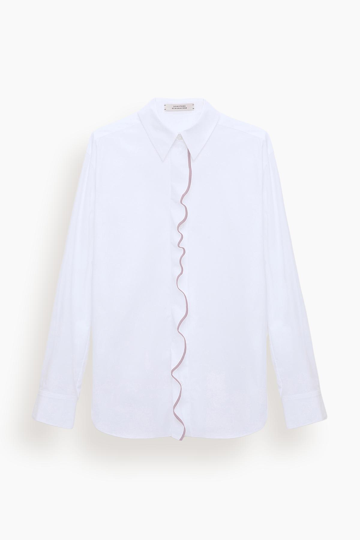 Pure Power Blouse in White Lilac by DOROTHEE SCHUMACHER