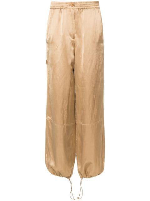 Slouchy Coolness straight-leg trousers by DOROTHEE SCHUMACHER