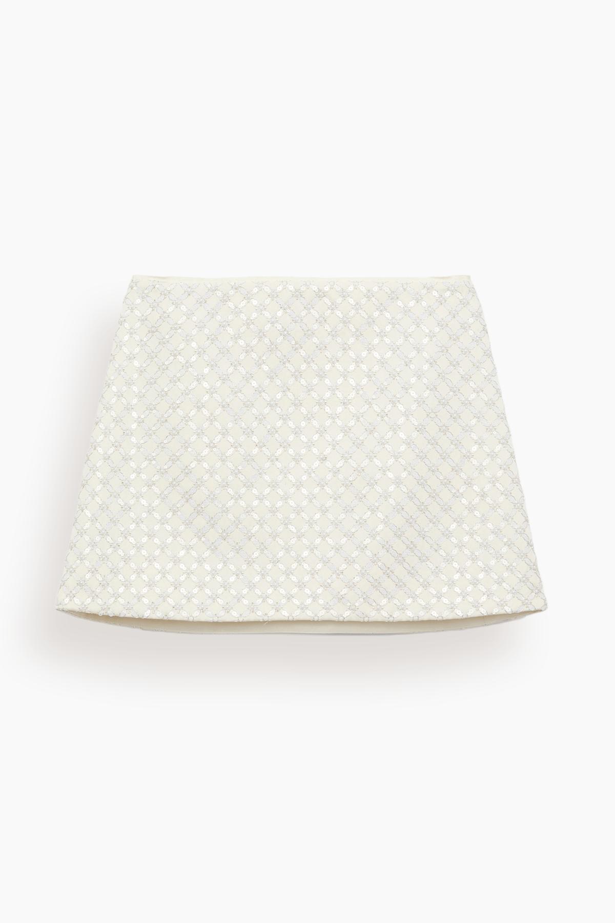 Sparkling Statement Skirt in Pearl by DOROTHEE SCHUMACHER
