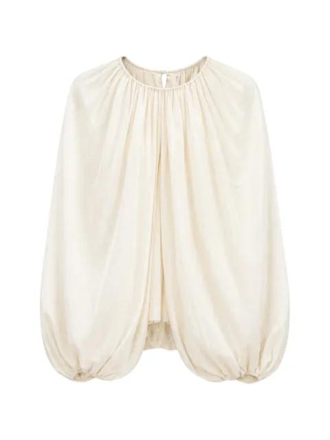 balloon-sleeve blouse by DOROTHEE SCHUMACHER