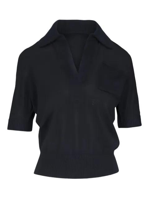 collared pocket top by DOROTHEE SCHUMACHER