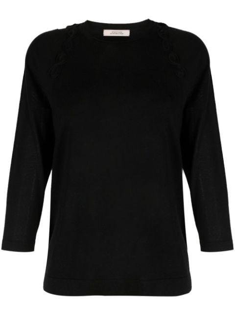 cut-out knit blouse by DOROTHEE SCHUMACHER