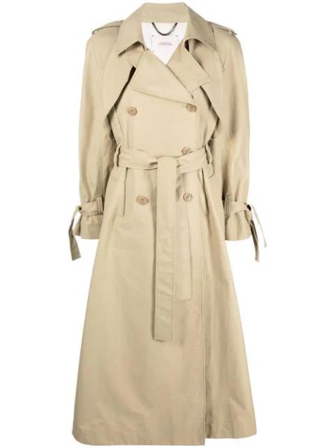 double-breasted trench coat by DOROTHEE SCHUMACHER