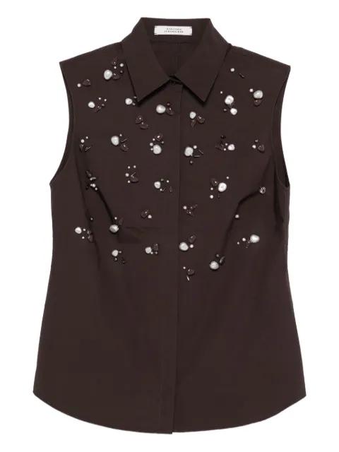 embellished sleeveless top by DOROTHEE SCHUMACHER
