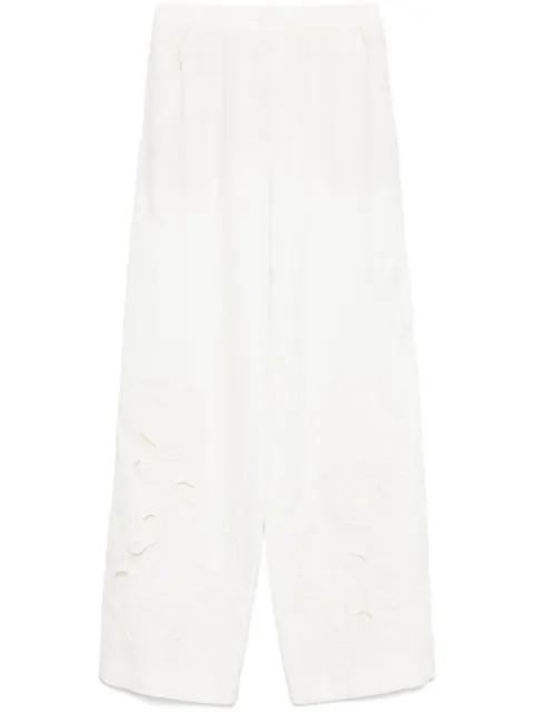 floral-embroidered trousers by DOROTHEE SCHUMACHER