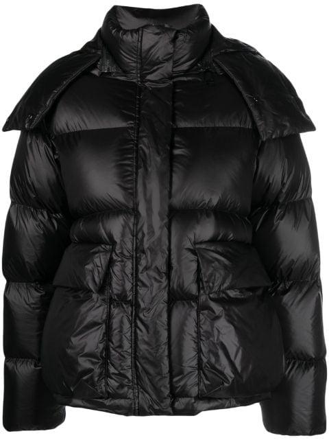 padded quilted hoodied jacket by DOROTHEE SCHUMACHER